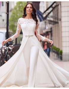 لباس عروس با شلوار