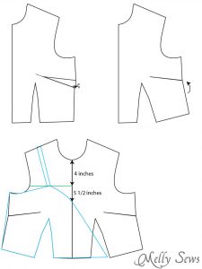 الگوی 1 برای پیراهن تابستانه