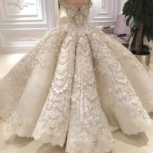 ژیپون لباس عروس اسکارلت